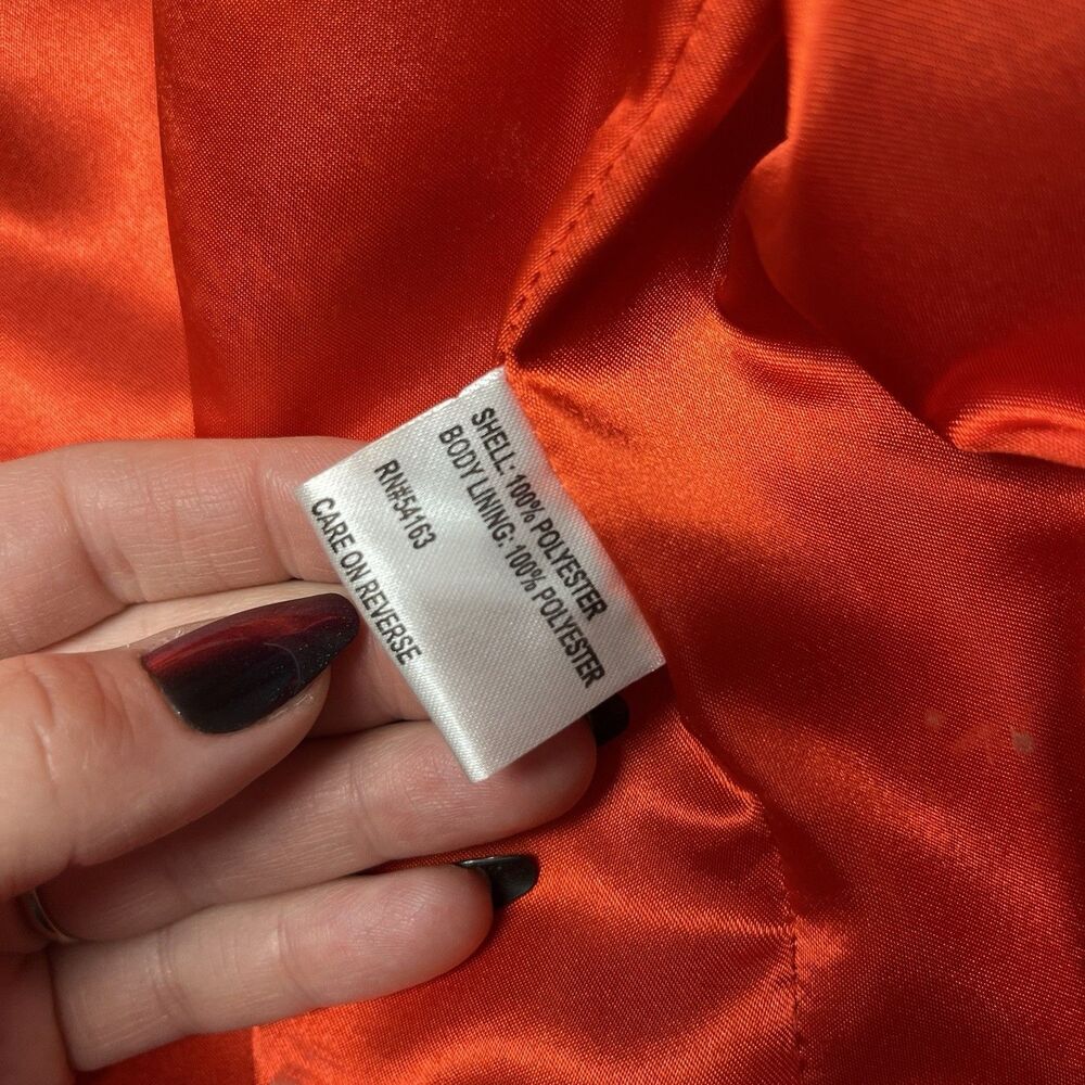 Calvin Klein Beige Double Breasted Belted Trench Coat Red - Picture 13 of 13